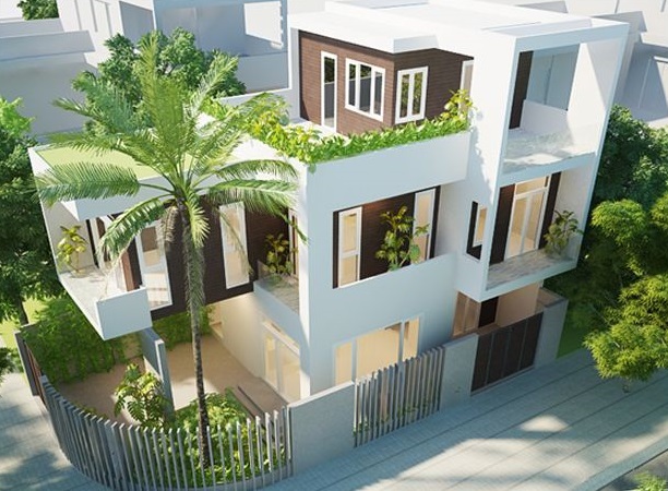 Tổng hợp những mẫu thiết kế biệt thự phố đẹp