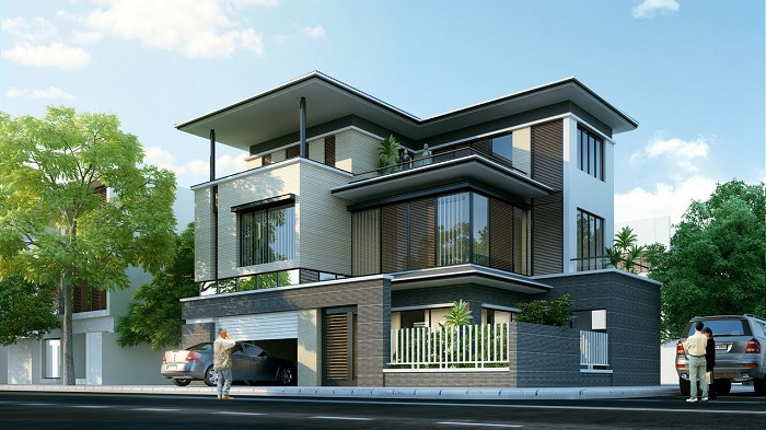Tổng hợp những mẫu thiết kế biệt thự phố đẹp