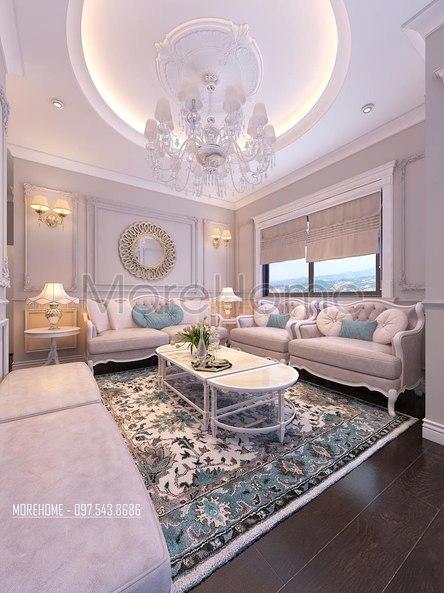 Thiết kế nội thất tân cổ điển tại chung cư ruby tower