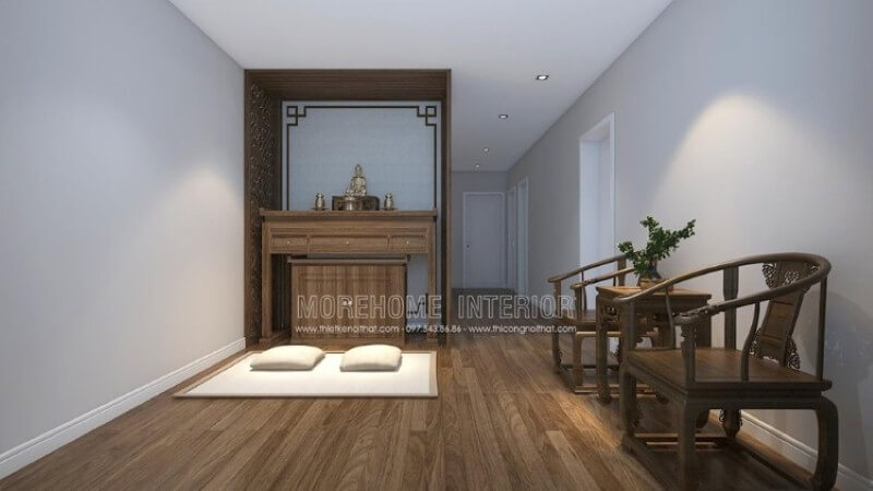 Sắp xếp nội thất phòng thờ đẹp dành cho chung cư, biệt thự, nhà phố. Thiết kế nội thất chung cư