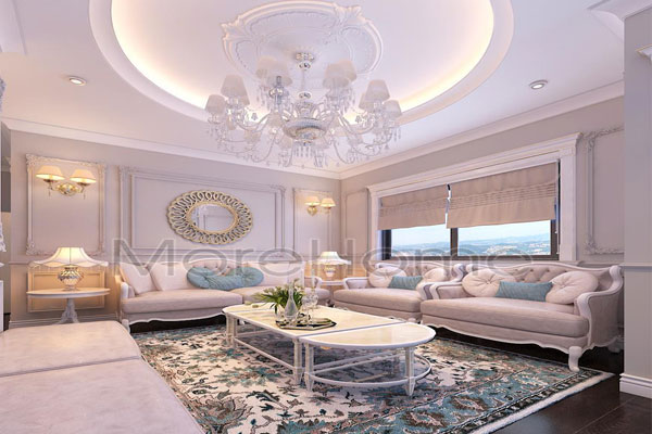 Thiết kế nội thất tân cổ điển tại chung cư ruby tower